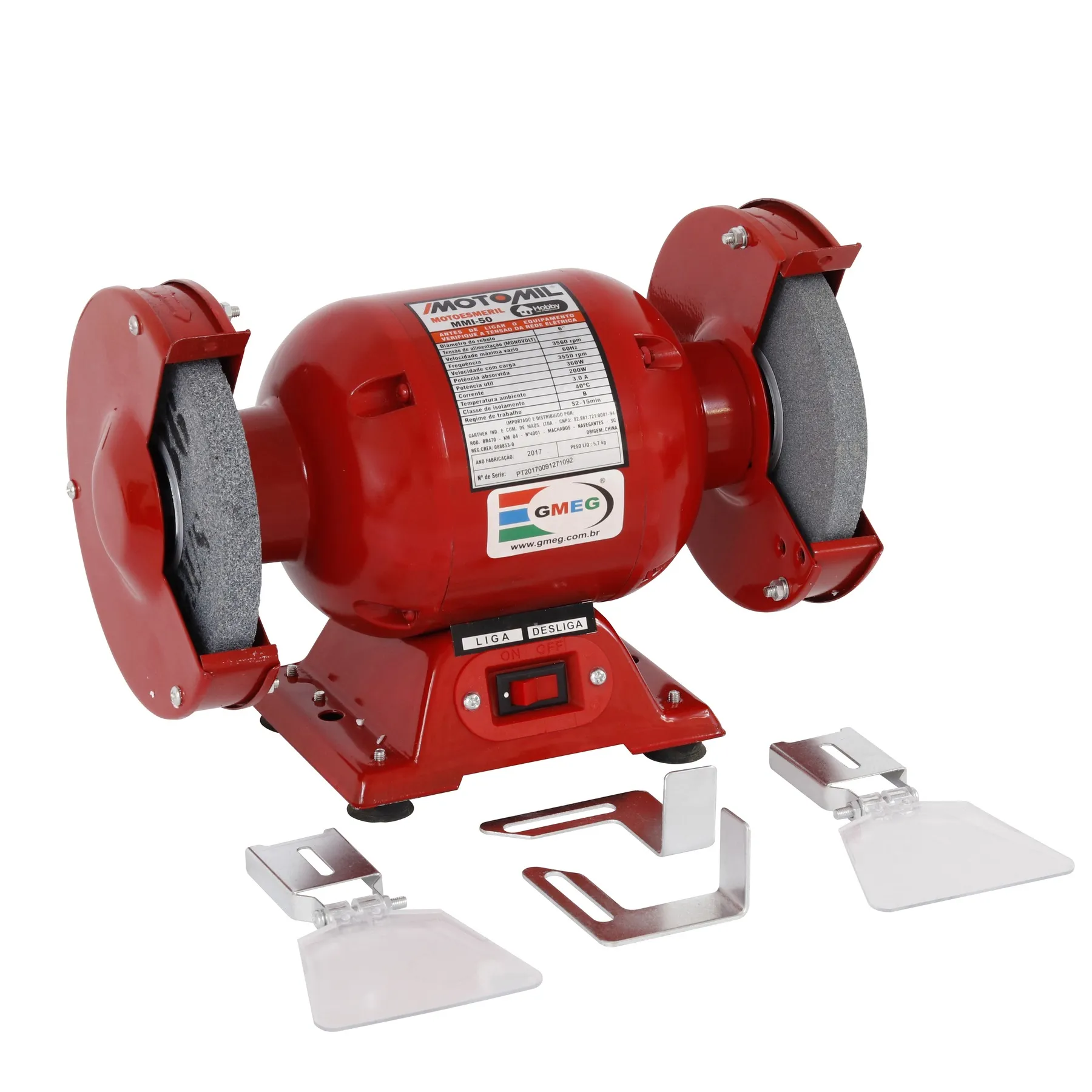 Moto Esmeril 6" 360W MMI-50 Motomil